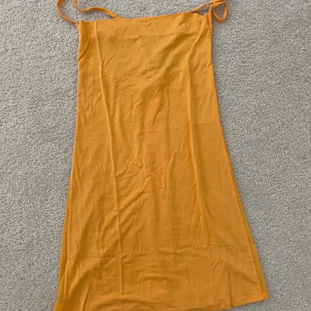 Orange Sleeveless Dress